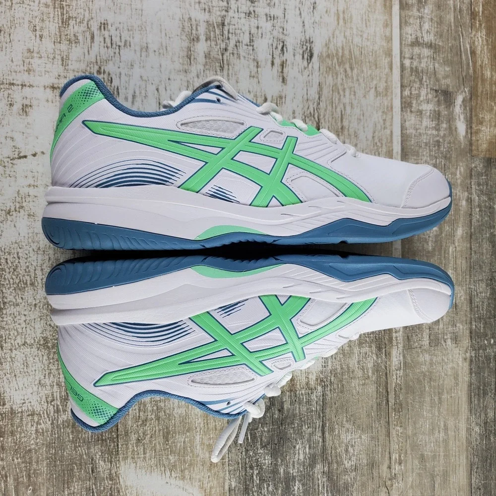Asics Gel-Renma 2 Mens Tennis Shoes Sz 10.5 White Menthol Lace Up Round Toe